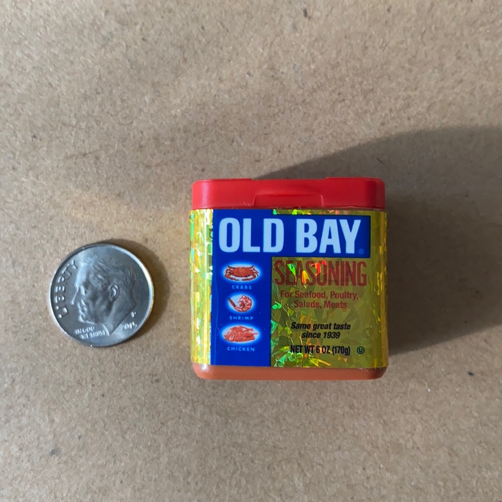 Mini Brands Toy: Metallic Old Bay Seasoning 🦀